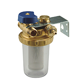 N1UB Filtro para gasoil con válvula de cierre, recirculación, retención y soporte