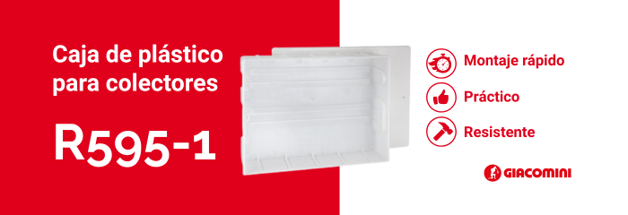 Caja de plástico para colectores R595-1