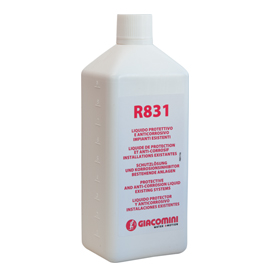 R831 Aditivo de protección y anticorrosivo para instalaciones de calefacción